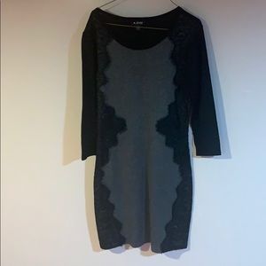 Quarter Length Sleeve Dress